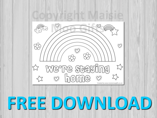 We're Staying Home Free Download Poster